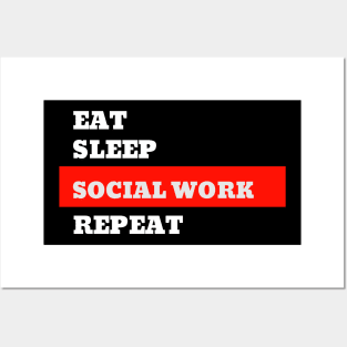 Social Worker T-Shirt Posters and Art